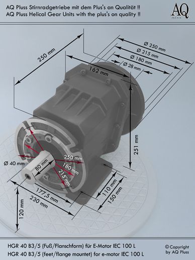26/20 KW, 4/6 polig, 2 Drehzahlen, konstantes Gegenmoment, Dahlander, B3 Fußmotor, Tabellen im Downloadbereich. 